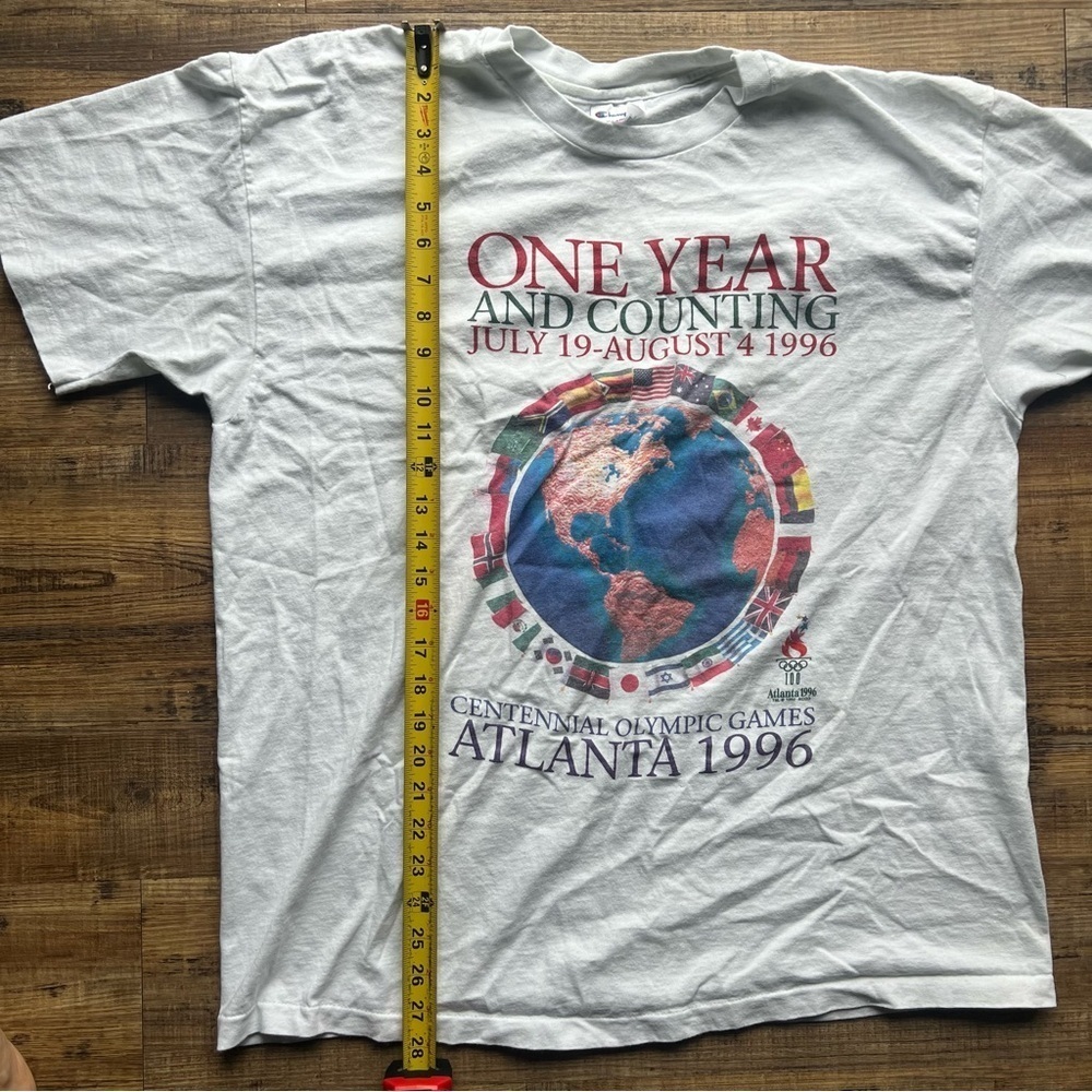 Vtg Champion 1996 Atlanta Olympics Men’s T Shirt Centennial Summer Games Size XL - Picture 5 of 7